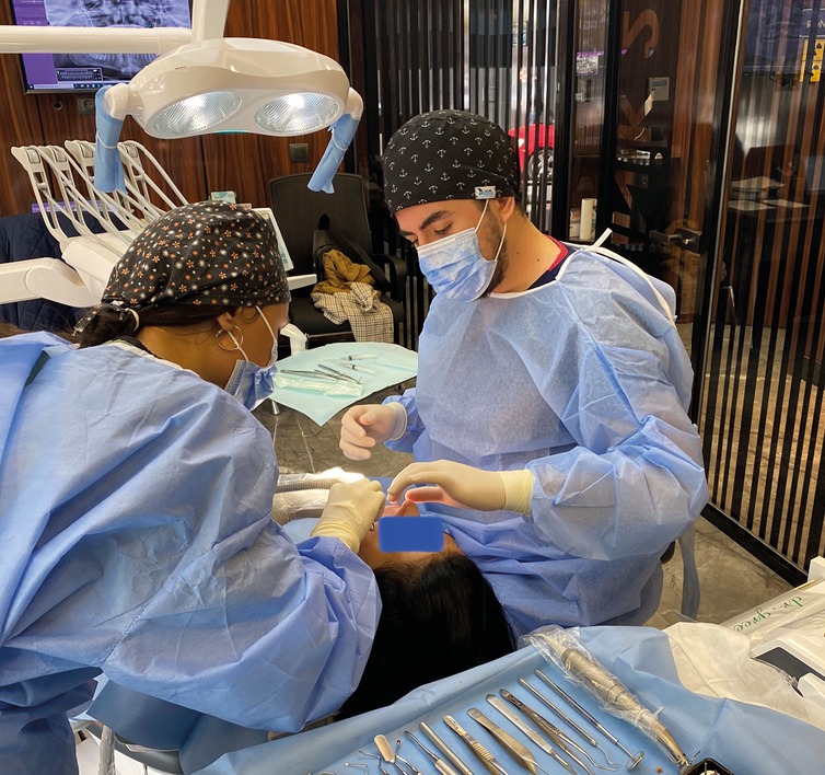 Bir günde sabit diş